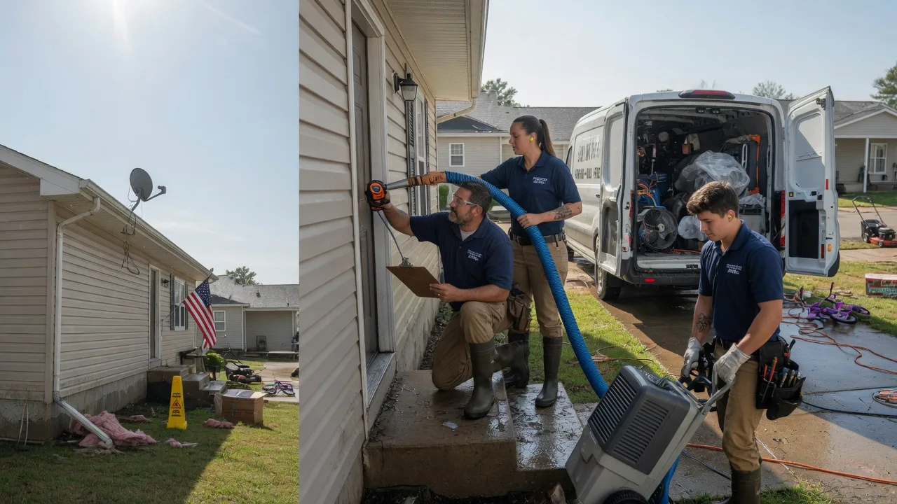 Ceiling Water Damage Restoration in Warthen, GA near me